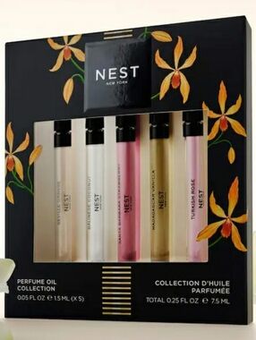 5PC🥥Travel Idea🥥BNIB LE NEST 5PC MINI EDP OIL DISCOVERY Sampler Set!$26Retail!